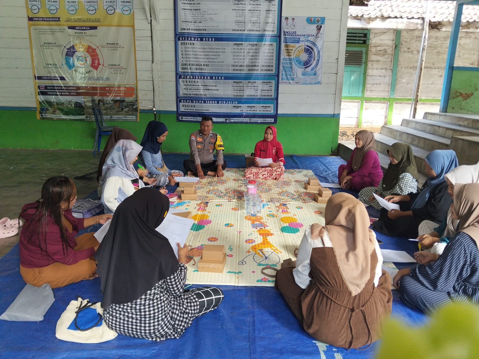 Bhabinkamtibmas Desa Bubulan Berikan Penyuluhan Kamtibmas Kepada Warga Masyarakat
