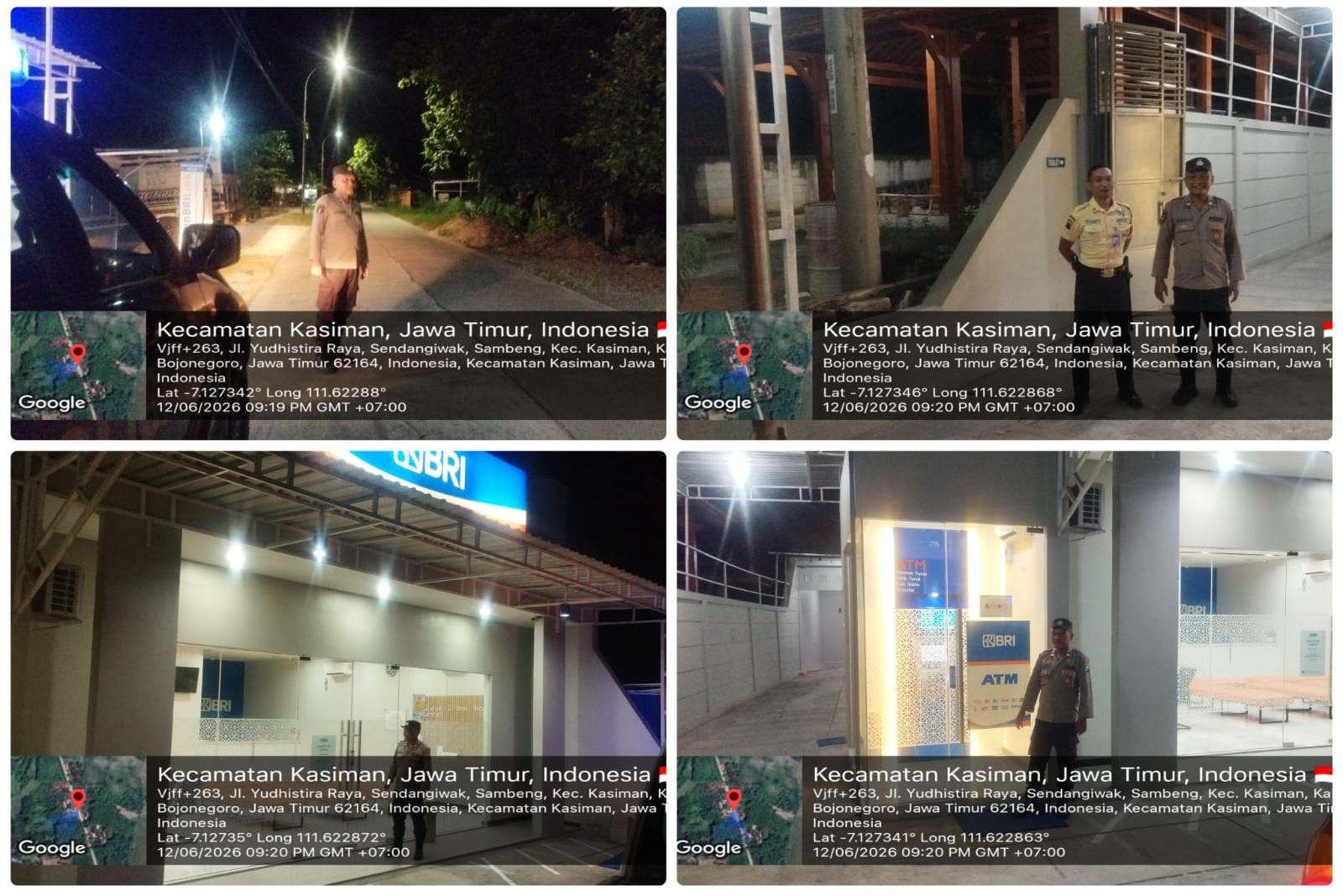 Antisipasi Perkelahian Antar Perguruan Silat dan Gangguan Kamtibmas, Polsek Kasiman Laksanakan Patroli Birukan Bojonegoro