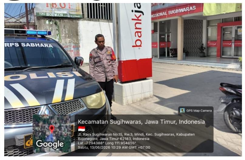 Patroli Sapa Siang Polsek Sugihwaras guna antisipasi gangguan Kamtibmas