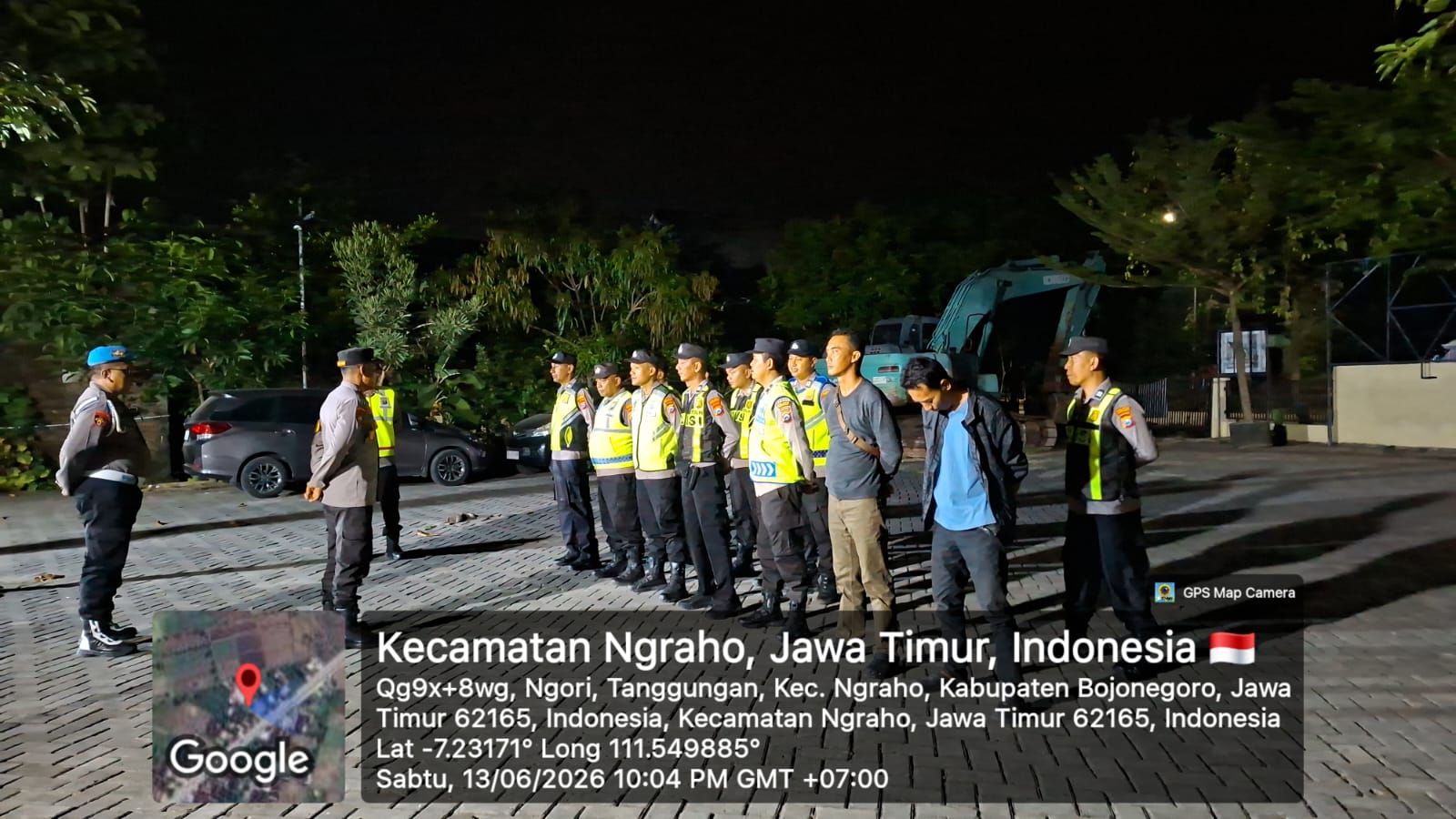 Polsek Ngraho Polres Bojonegoro Gelar Apel Siaga 1 dalam Rangka Pengamanan menjelang suro Agung