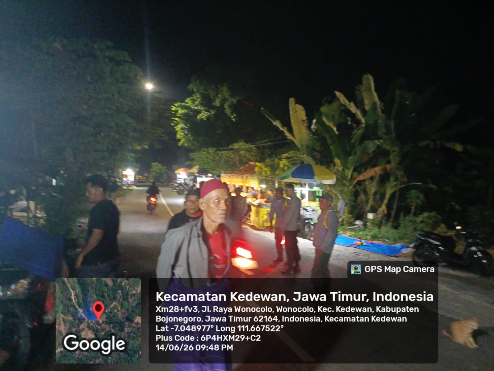 Polsek Kedewan Amankan Pagelaran Wayang Kulit Sedekah Bumi Desa Wonocolo