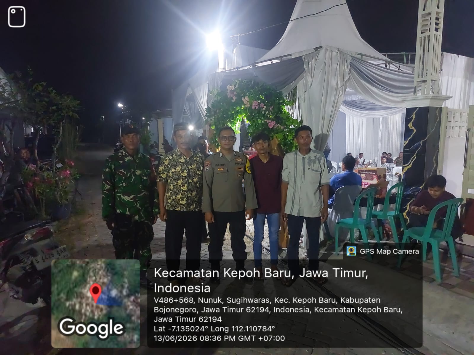 Polsek Kepohbaru Amankan Hiburan Musik Elektone di Desa Sugihwaras
