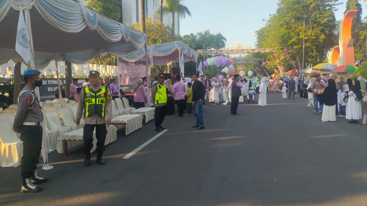 AMANKAN PAWAI TAARUF DAN PENTAS SENI ISLAMI GEBYAR MUHARRAM 1448 H