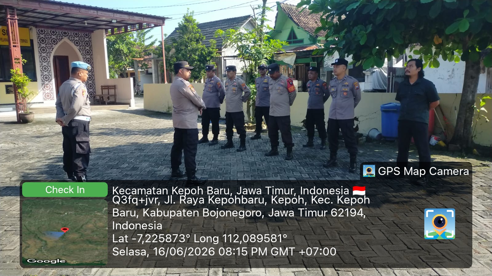 Polsek Kepohbaru Gelar Apel Siaga 1 Muharram 1448 H, Jaga Kamtibmas Tetap Kondusif