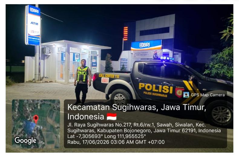 Polsek Sugihwaras Gelar Patroli Sapa Fajar Jaga Keamanan dan Ketertiban Masyarakat