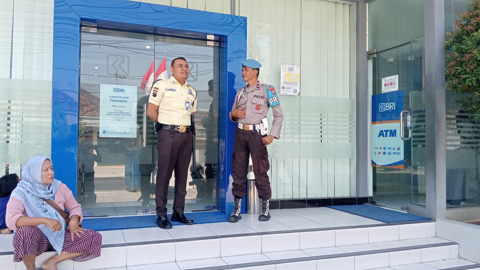Antisipasi Kriminalitas, Polsek Padangan Tingkatkan Patroli Siang di Kawasan Perbankan