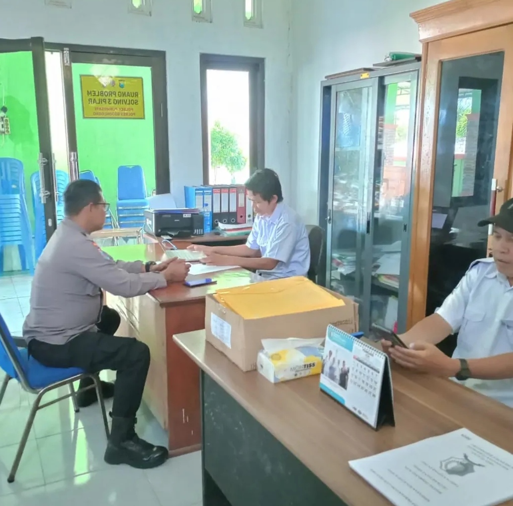 Kanit Binmas Polsek Purwosari Ipda Danang Potroli Sambang