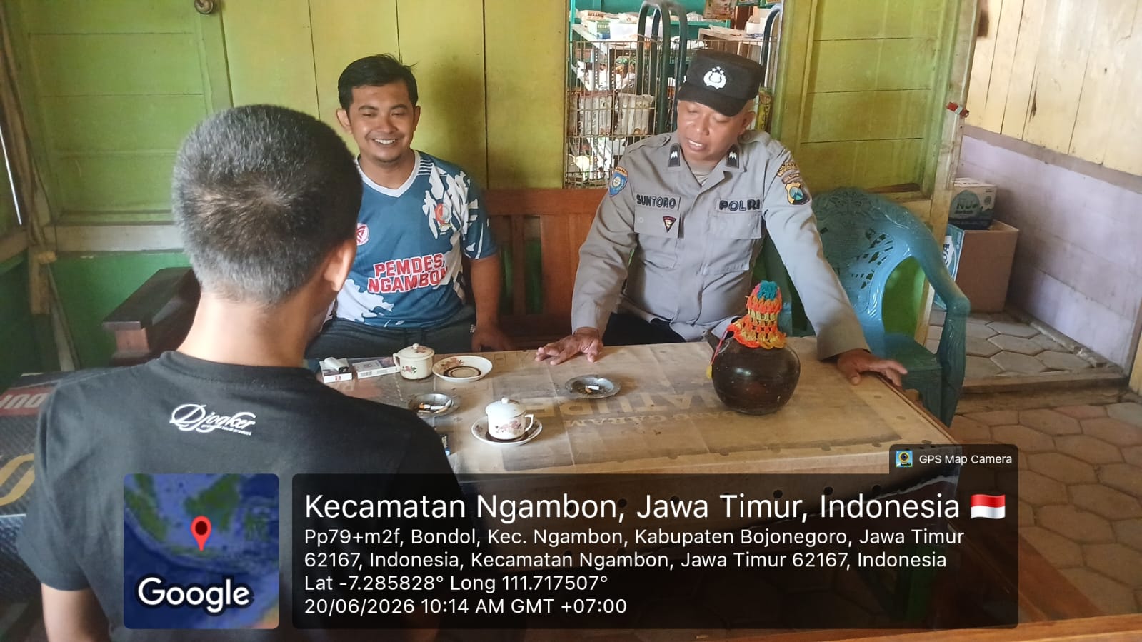 Polsek Ngambon Laksanakan Patroli Dialogis
