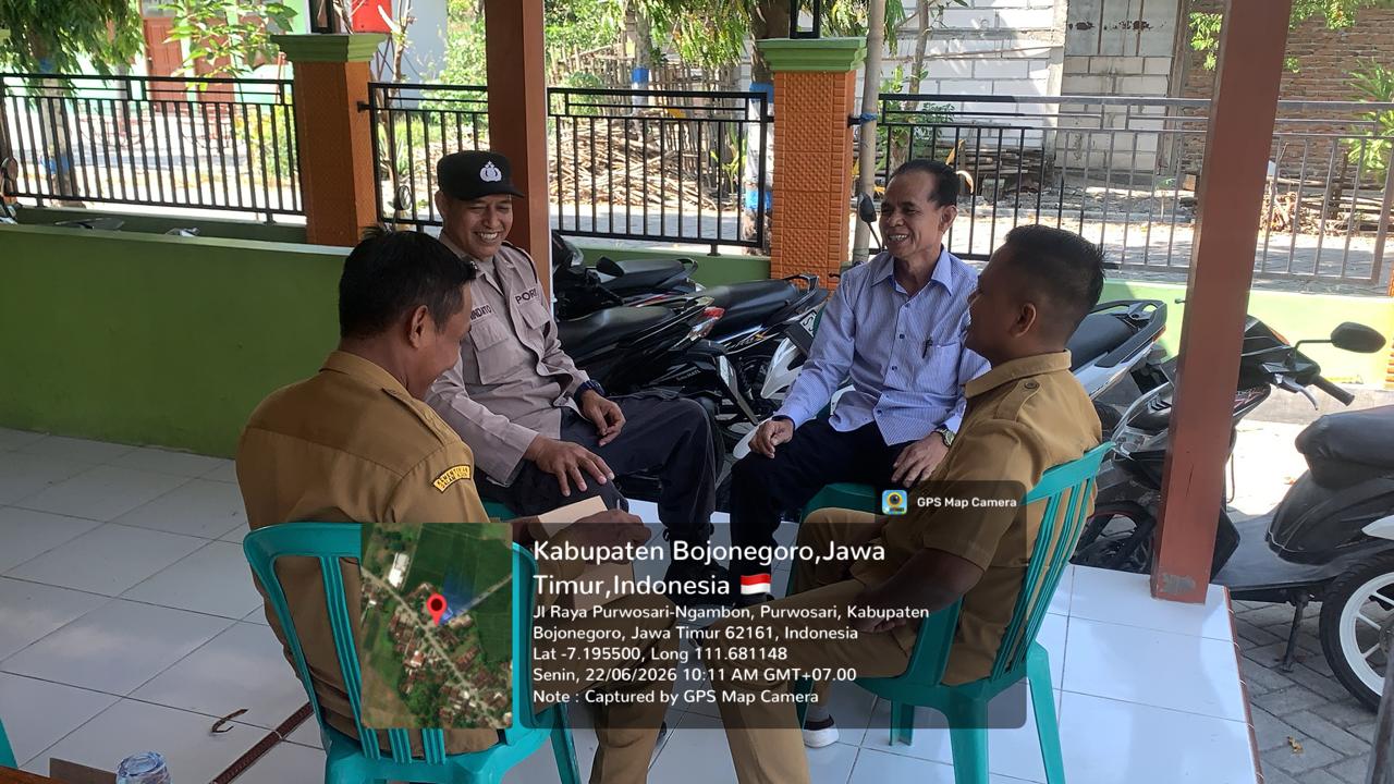 Polsek Purwosari Potroli Sambang Dialogis Dengan Perangkat Desa