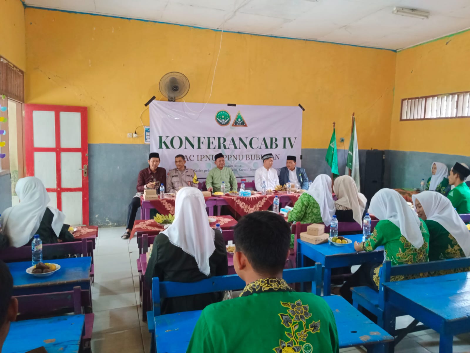 Bhabinkamtibmas Desa Sumberbendo Polsek Bubulan Hadir Dalam Pelaksanaan Konferancab IV PAC IPNU, IPPNU Ranting Bubulan