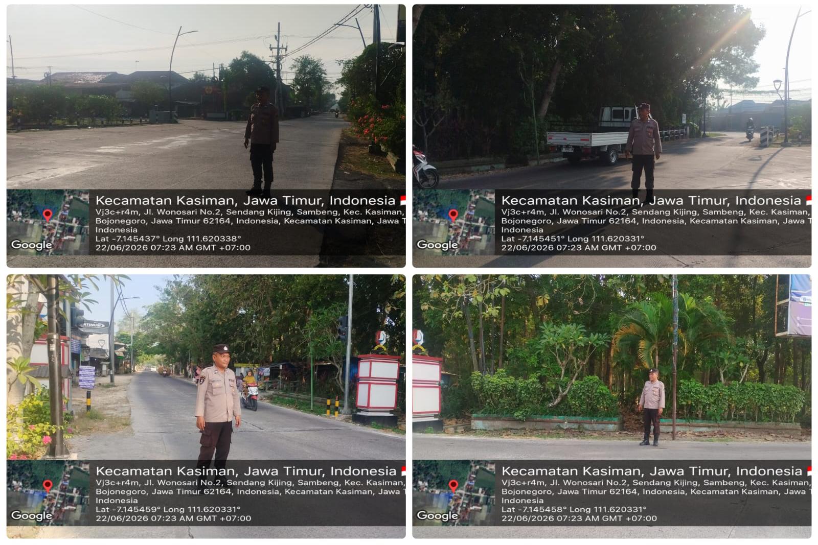 Polsek Kasiman Melaksanakan Program Sapa Pagi