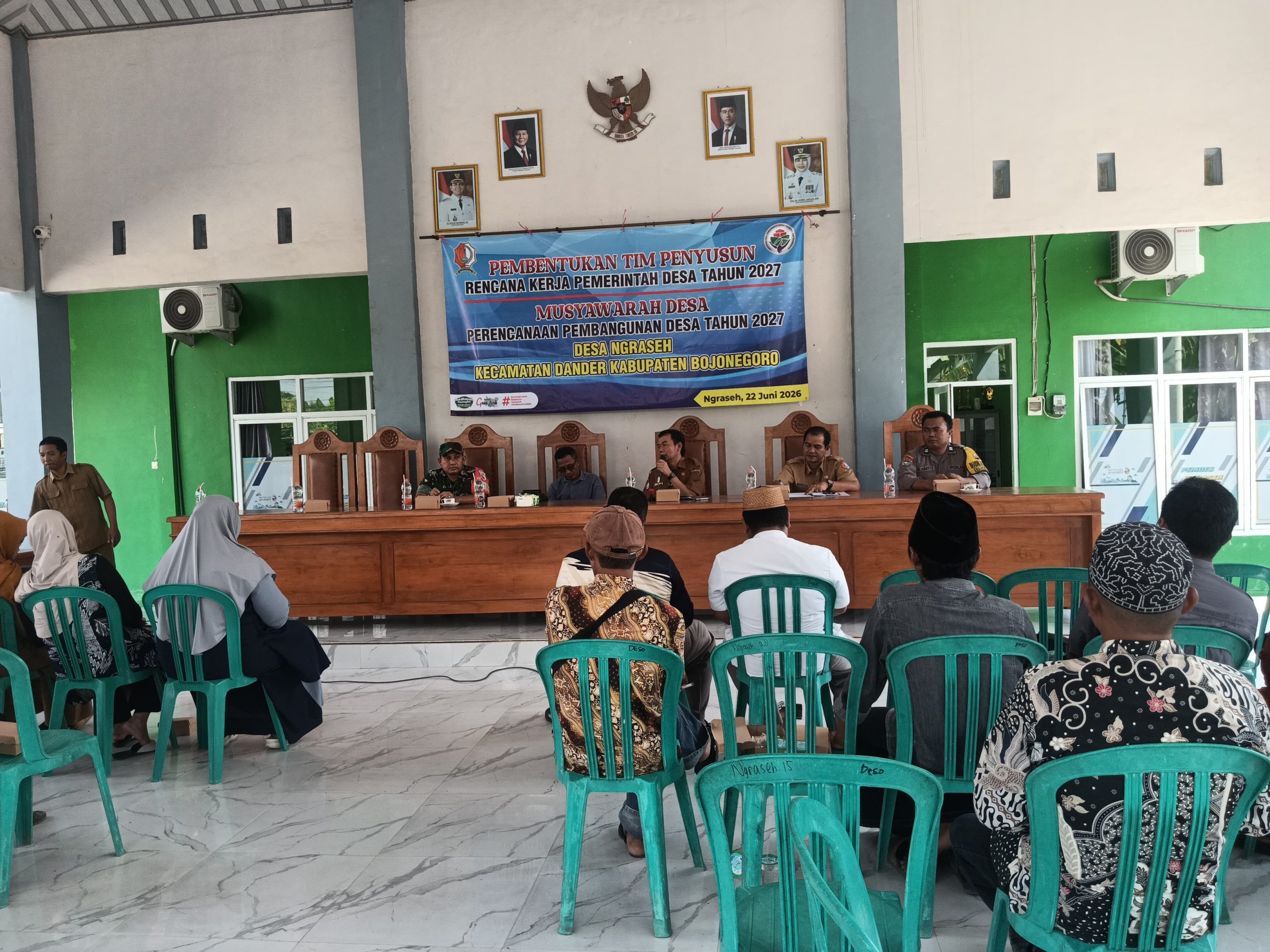 Bhabinkamtibmas Desa Ngraseh Hadir & Beri Imbauan Kamtibmas di Musdes Perencanaan Pembangunan 2027
