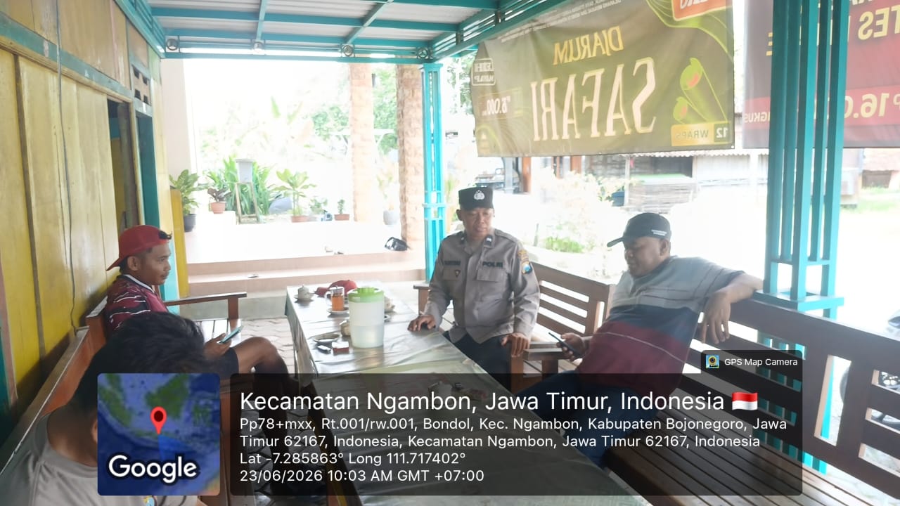 Polsek Ngambon Laksanakan Patroli Dialogis