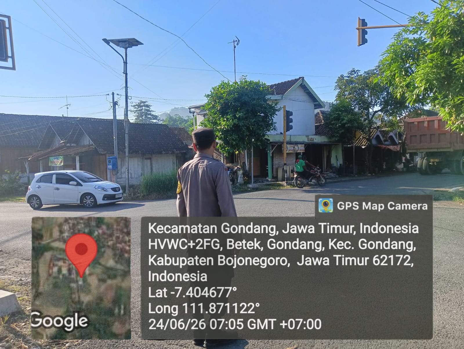 Polsek Gondang Melaksanakan Program Sapa Pagi