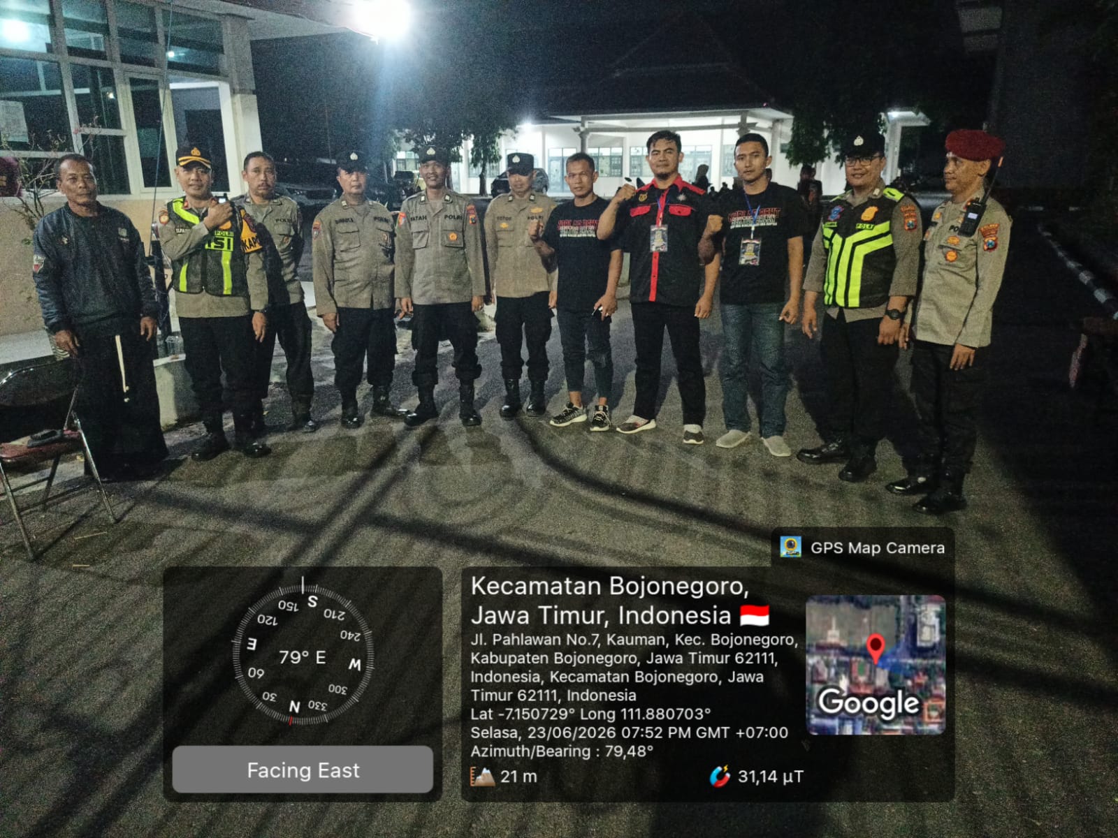 Polres Bojonegoro Amankan Pengesahan Warga Baru PSHT Cabang Bojonegoro Tahun 2026