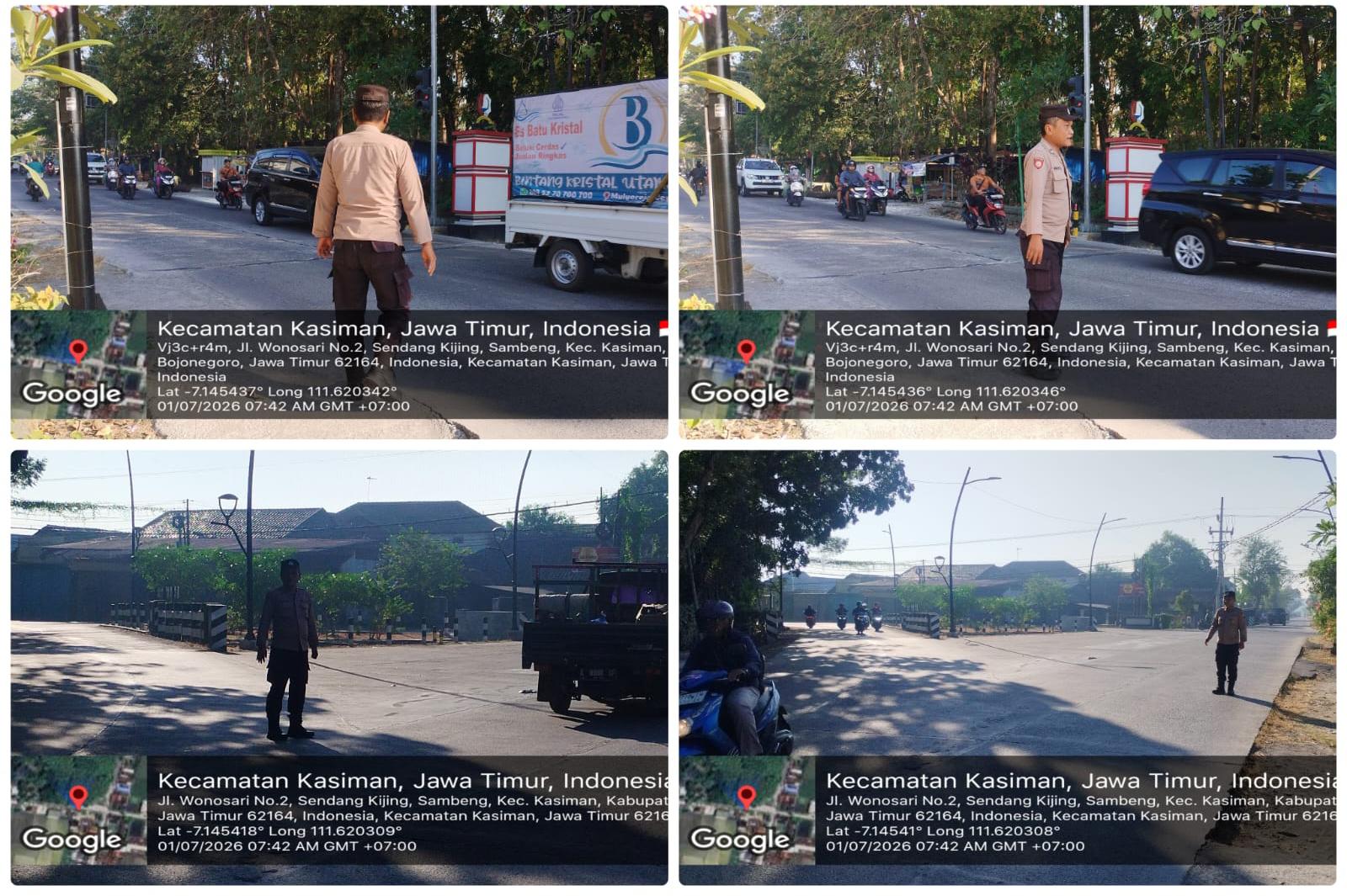 Polsek Kasiman Melaksanakan Program Sapa Pagi