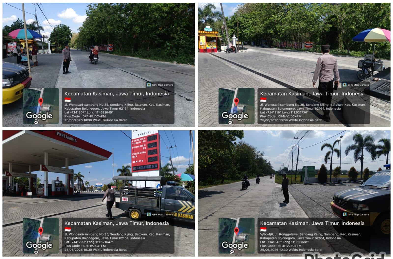 Polsek Kasiman Melaksanakan Patroli Siang