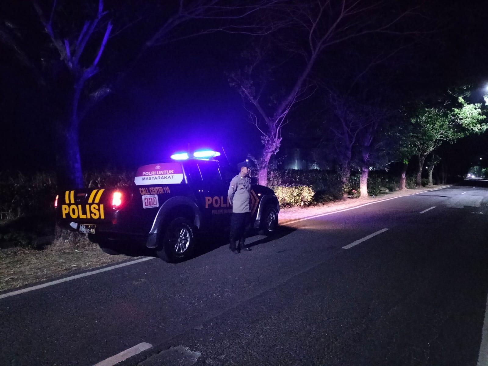 Antisipasi Gangguan Kamtibmas, Polsek Dander Intensifkan Patroli Wilayah di Perbatasan Dander - Temayang
