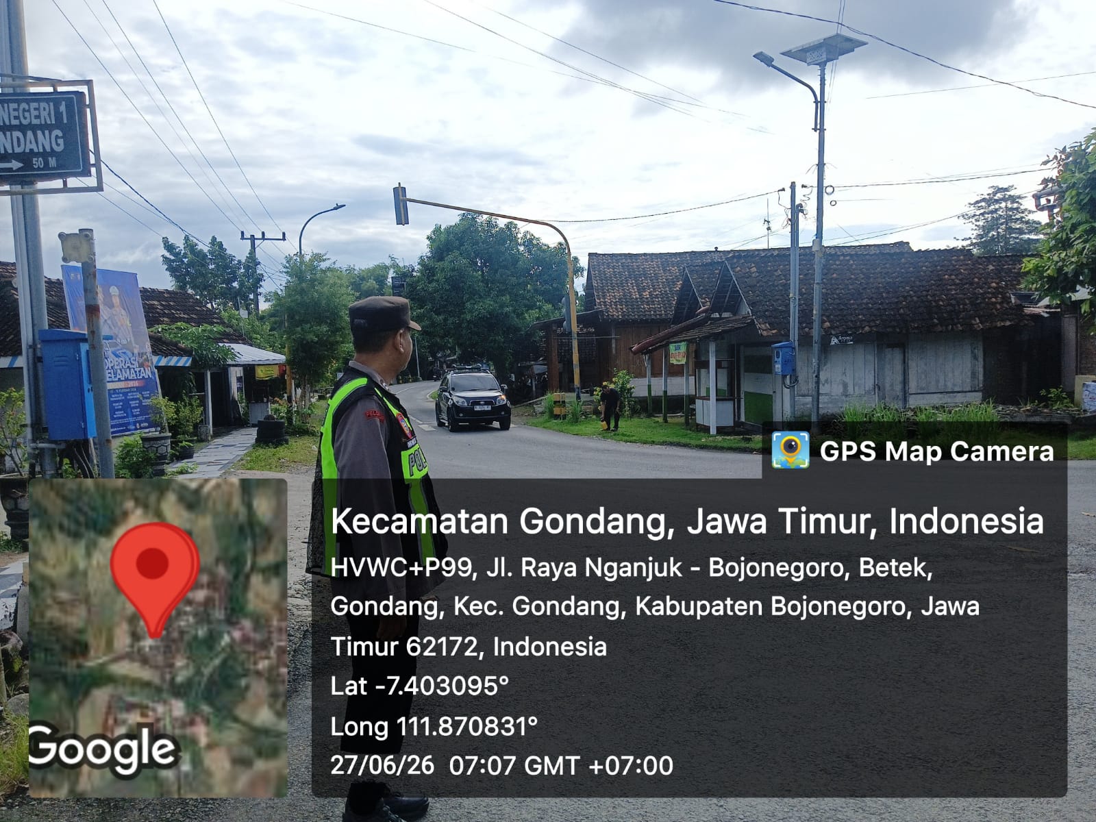 Polsek Gondang Melaksanakan Program Sapa Pagi
