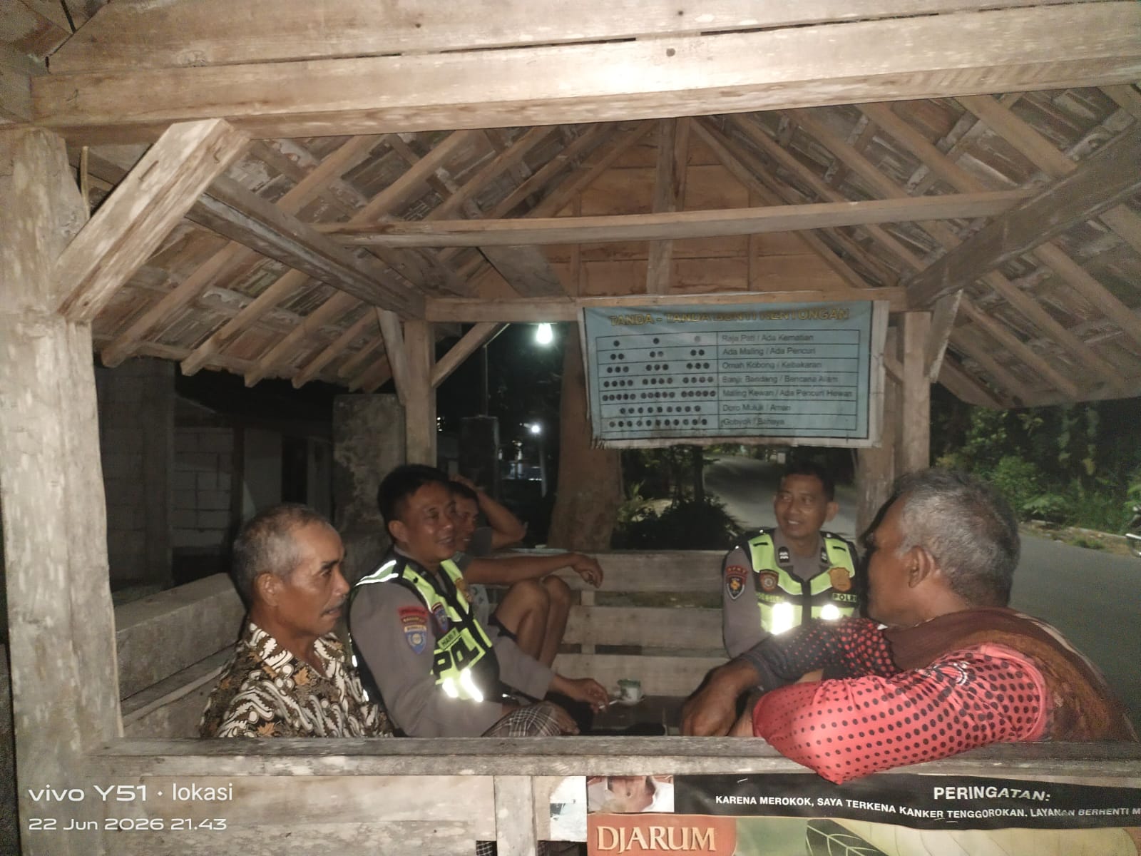 Polsek Trucuk Laksanakan Sambang Pos Ronda, Upaya Upaya Revitalisasi Satkamling