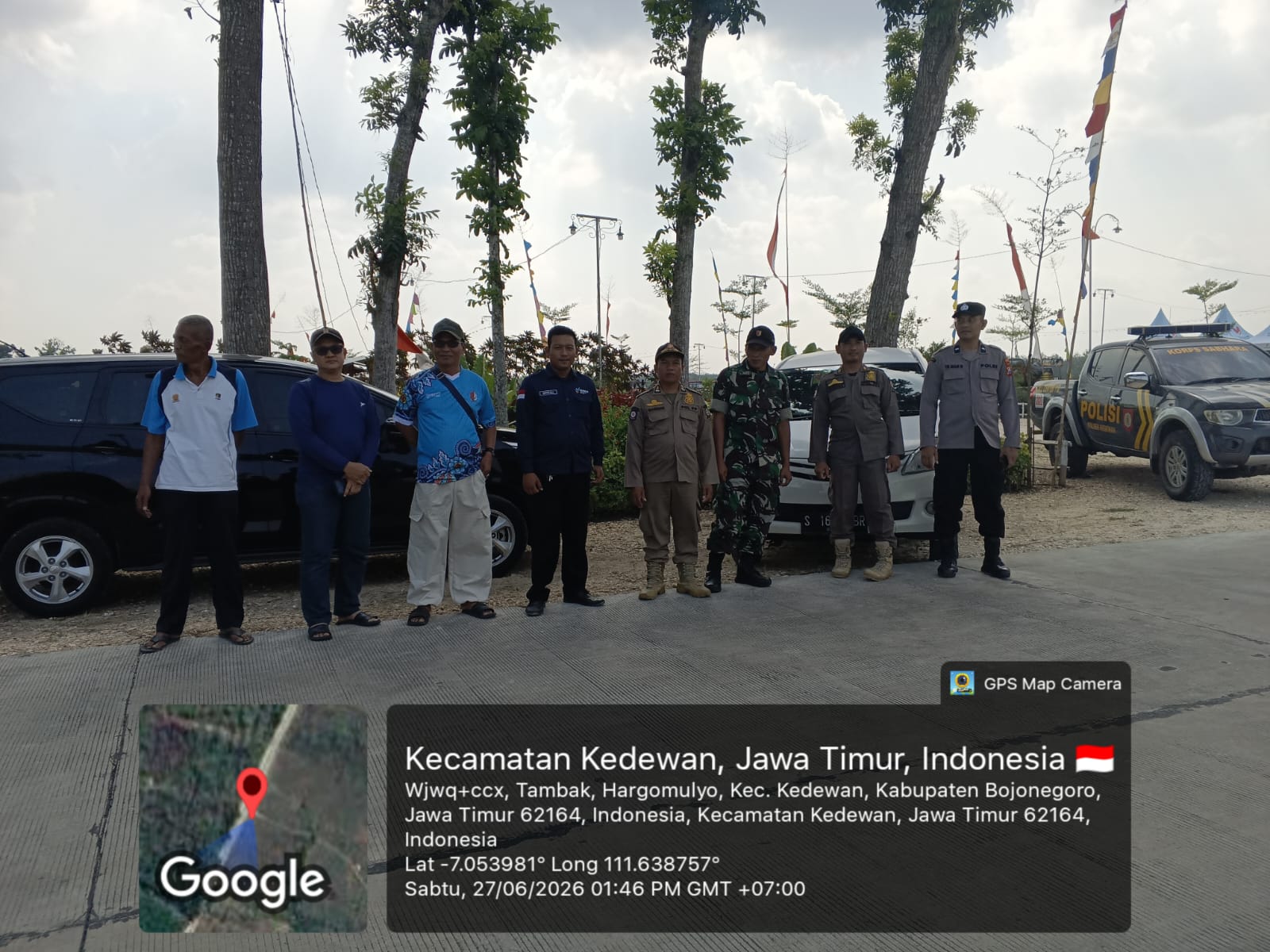 Kapolsek Kedewan Hadiri Trip Kaget (Kedewan Geopark Trip) Oleh Ibu Bupati Bojonegoro Selaku Ketua TP. PKK