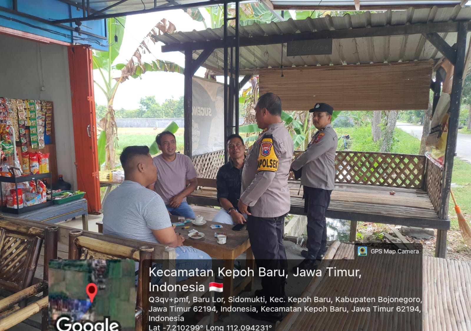 Pastikan Situasi Kondusif, Polsek Kepohbaru Intensifkan Patroli Dialogis