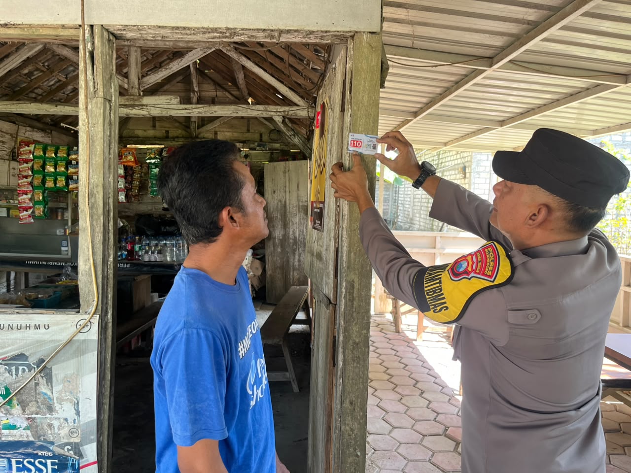Permudah Pelayanan Pengaduan Masyarakat, Polsek Trucuk Sosialisasi Call Center 110