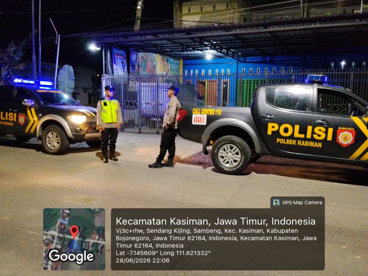 Patroli Bersinggungan Antar Polsek, Tingkatkan Kamtibmas di Wilayah Hukum Masing-masing