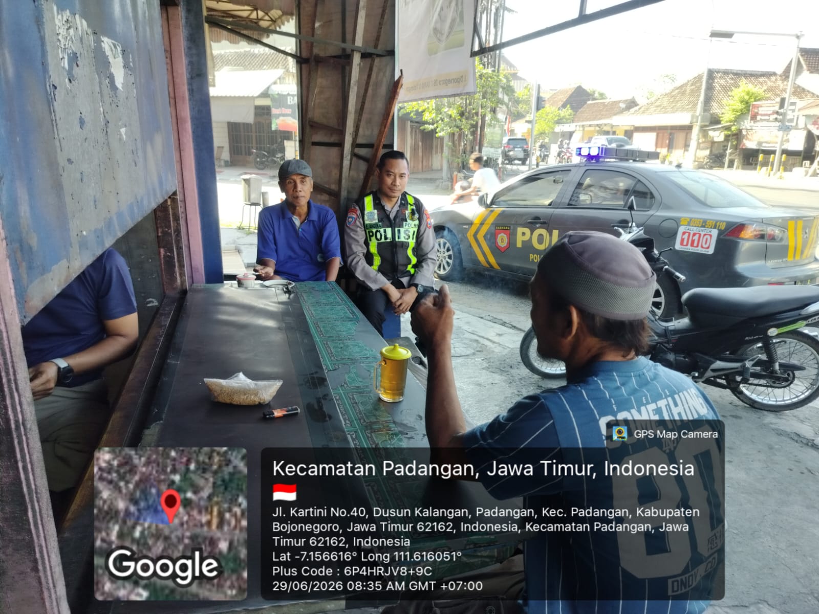 Menjaga Situasi Kamtibmas Kondusif, Polsek Padangan Laksanakan Patroli Siang dan Dialogis*