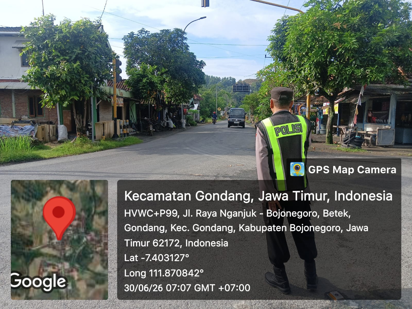 Polsek Gondang Melaksanakan Program Sapa Pagi