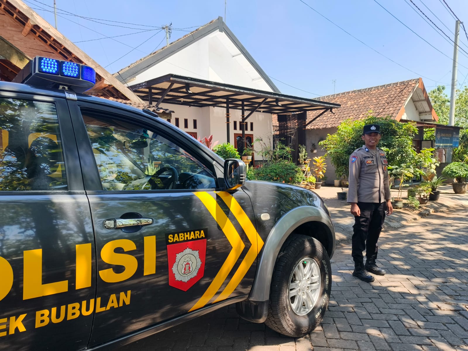 Tingkatkan Patroli Rutin Siang Hari Polsek Bubulan Ciptakan Harkamtibmas Yang Aman