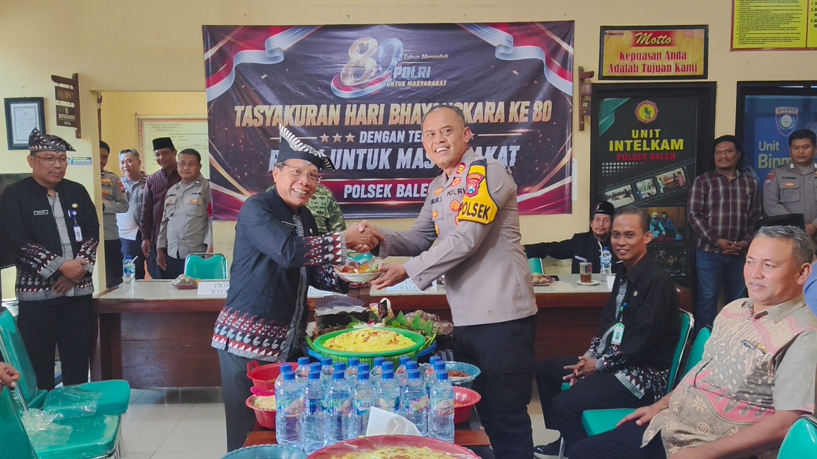 Polsek Balen selenggarakan tasyakuran hari Bhayangkara ke 80