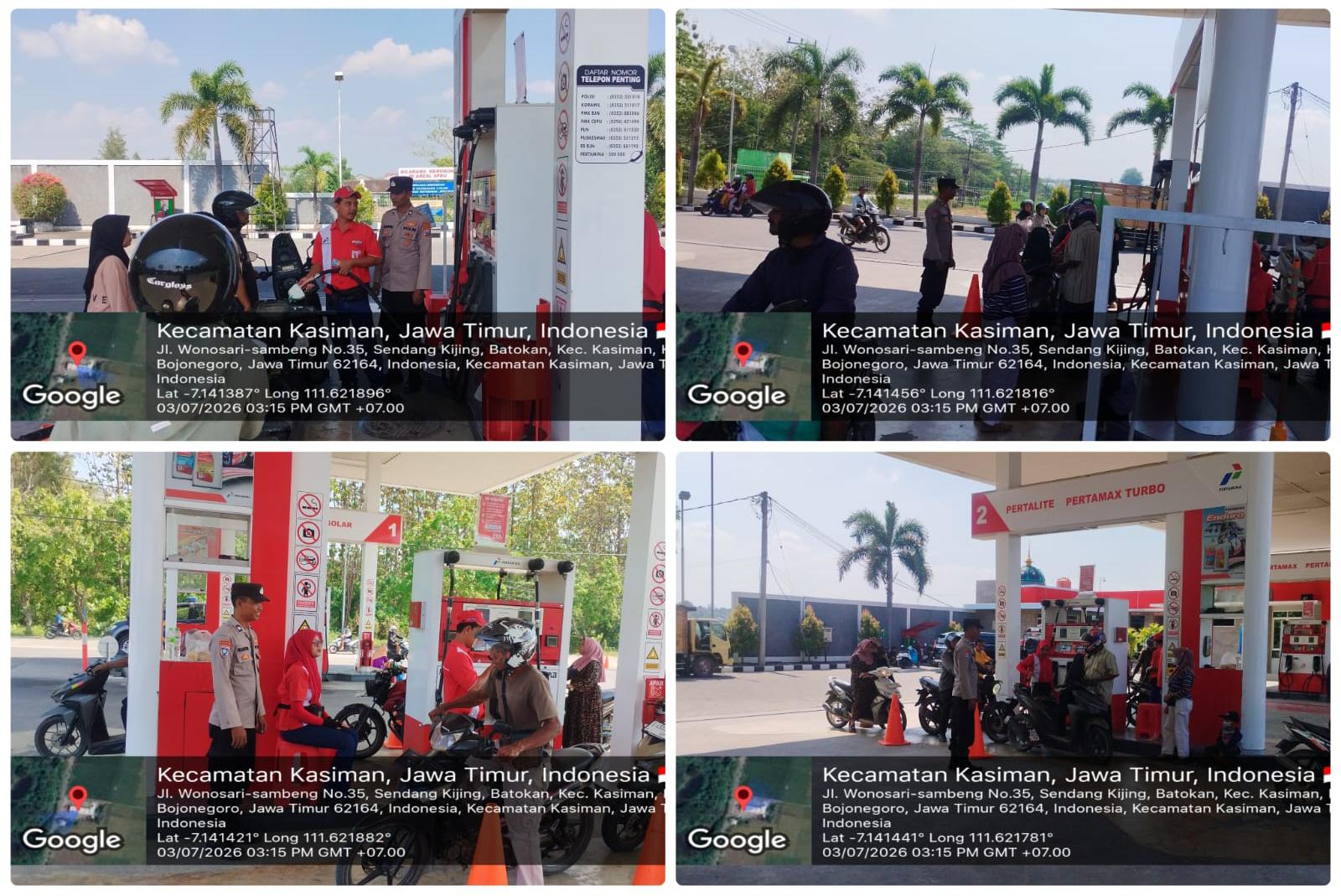 Polsek Kasiman Melaksanakan Patroli Sore