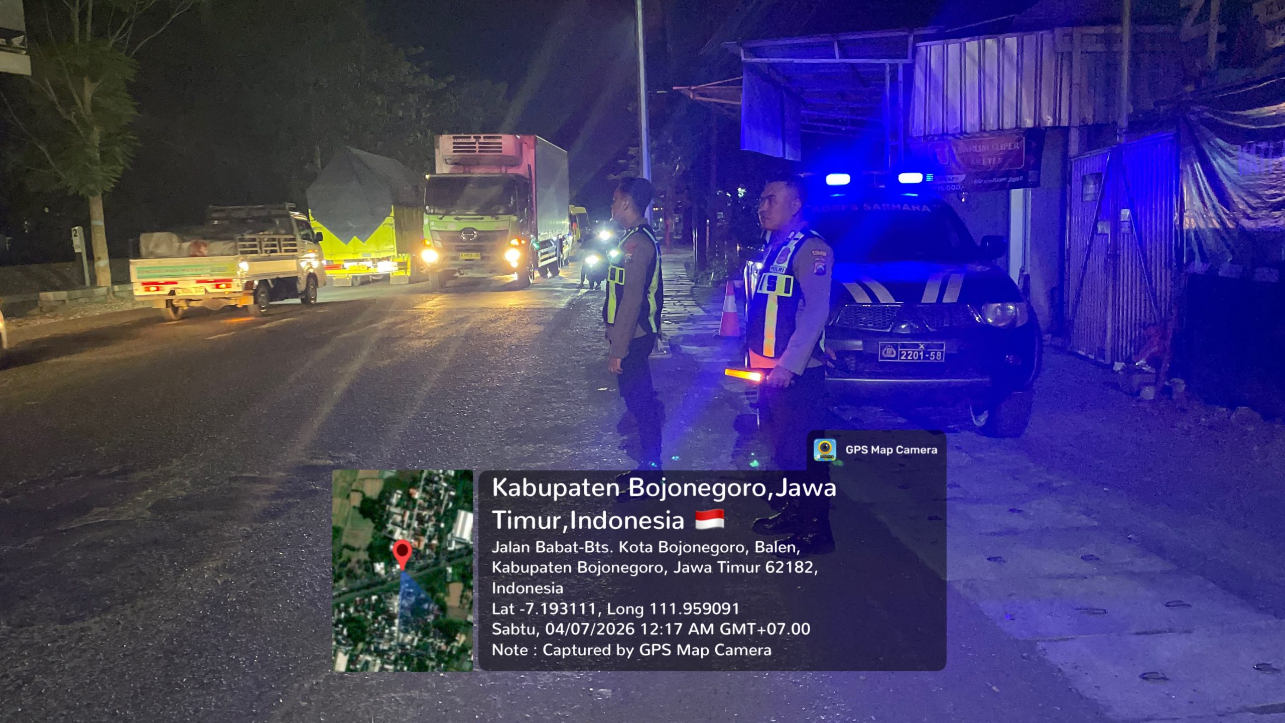 Kapolsek Balen siagakan personilnya antisipasi balap liar