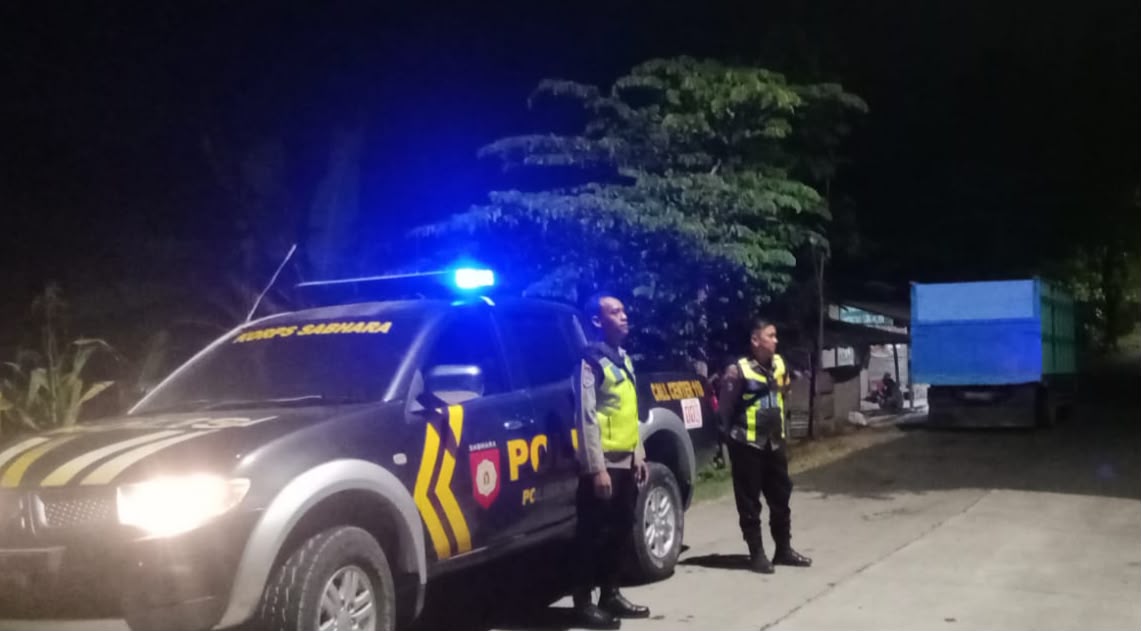 Patroli Malam Antisipasi Tindak kejahatan 3C di wilayah malo