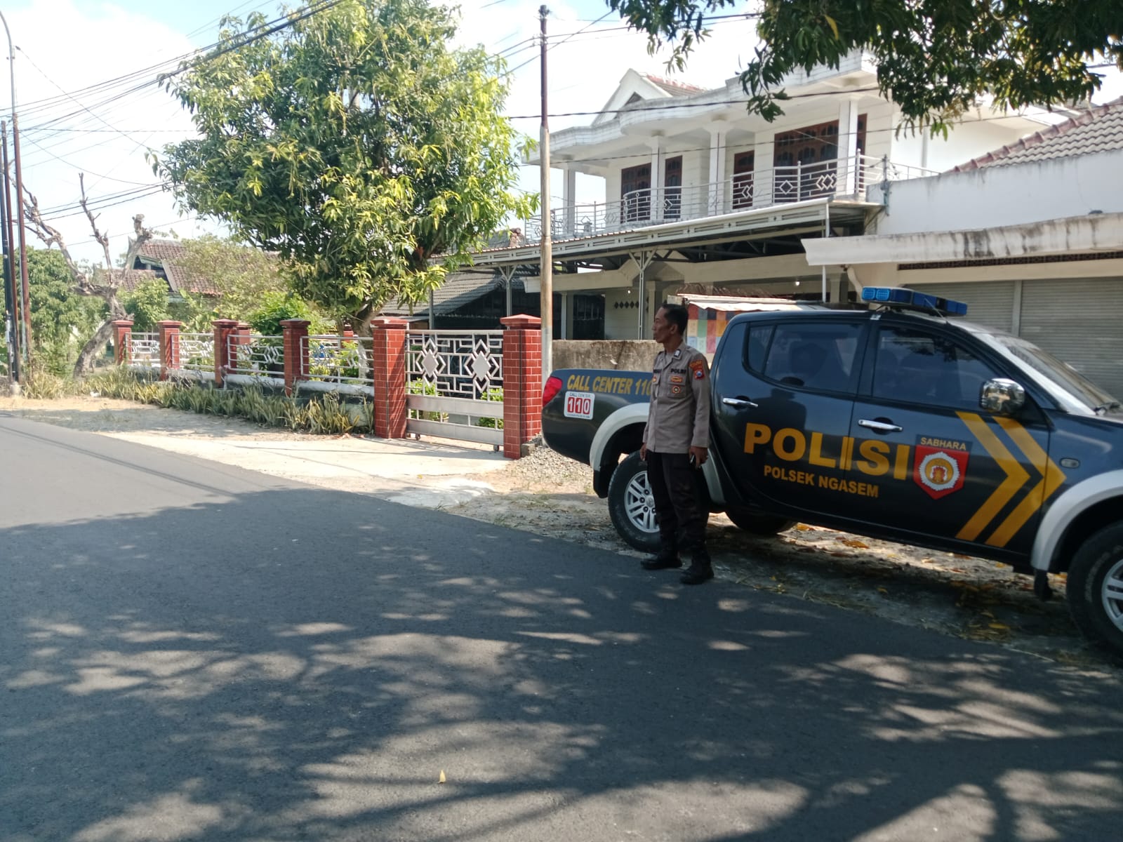 Polsek Ngasem Patroli Jalan Raya Antisipasi 3C