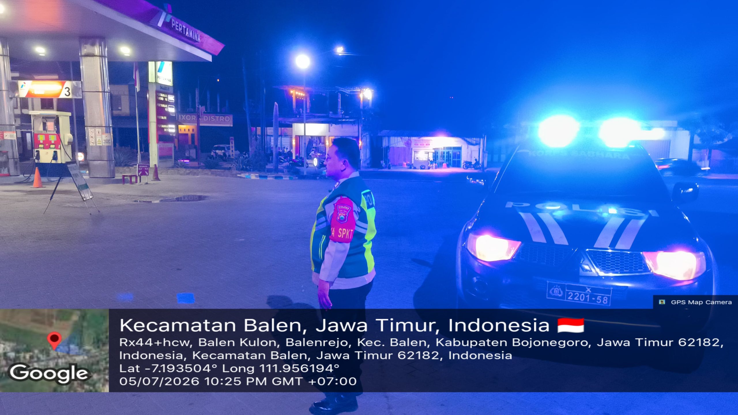 Antisipasi Kriminalitas Polsek Balen laksanakan Patroli Birukan Bojonegoro