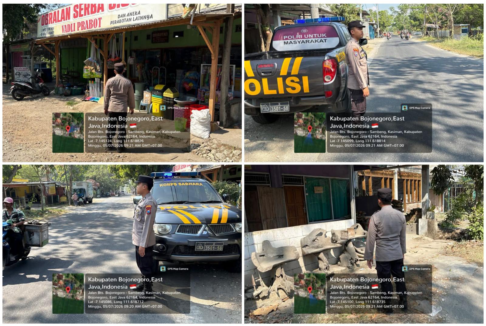 Polsek Kasiman Melaksanakan Patroli Siang