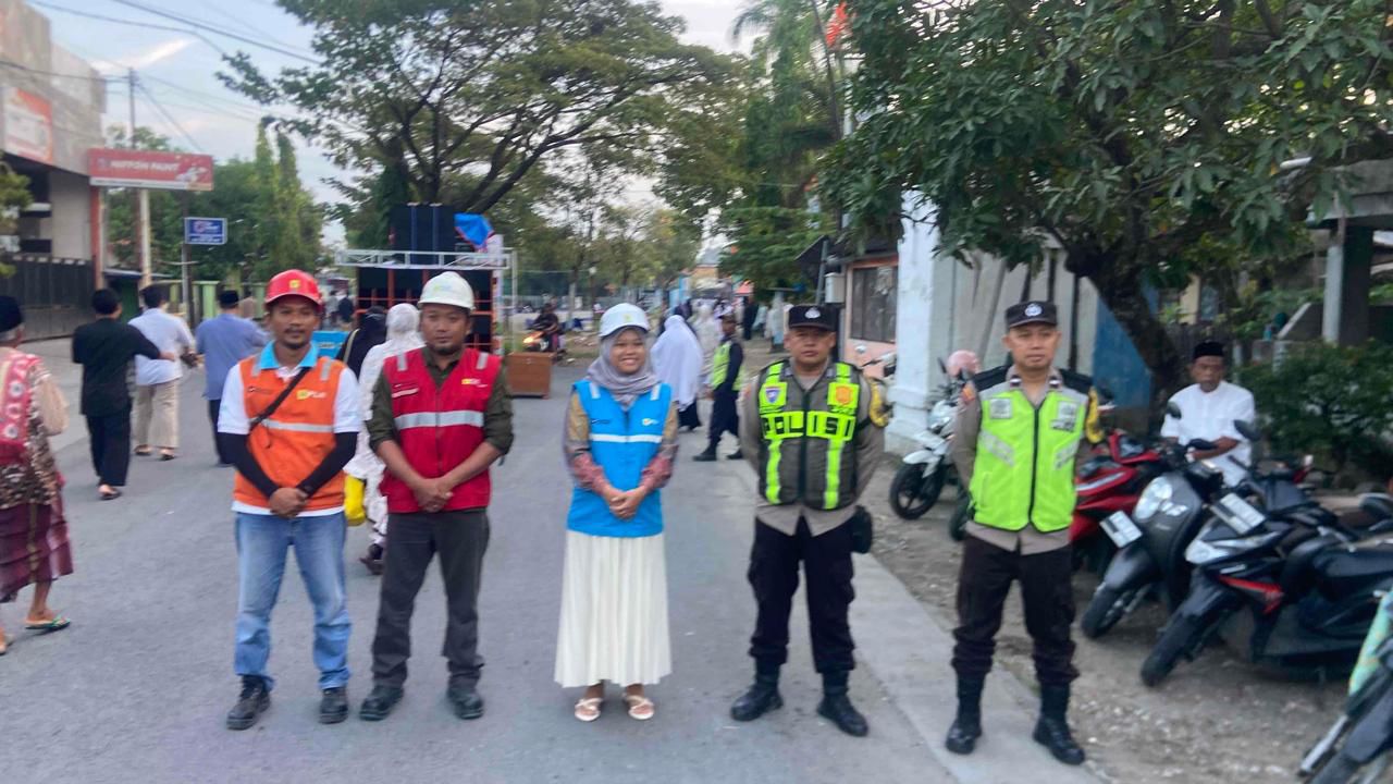 Polsek Sumberrejo Laksanakan Pengamanan Sholat Idul Adha 1447 H