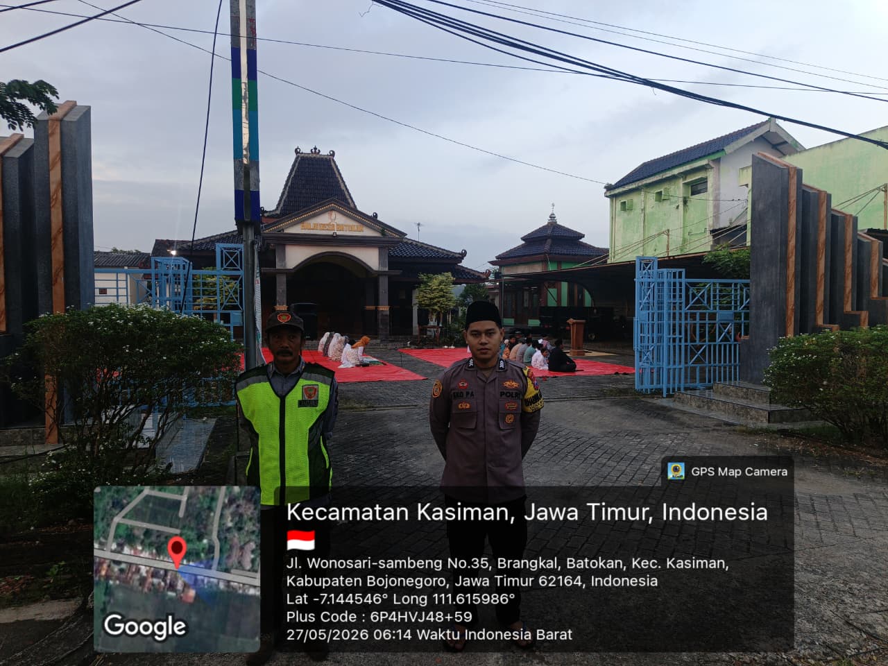 Polsek Kasiman Amankan Sholat Idul Adha 1447 H Jamaah Muhammadiyyah Wilayah Kecamatan Kasiman