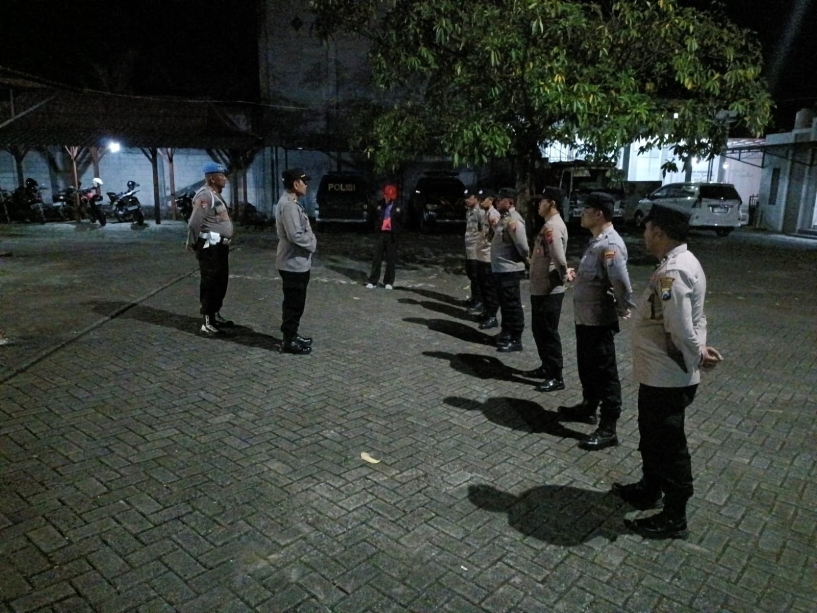 Anggota Polsek Dander Laksanakan Apel Siaga Malam Takbiran Hari Raya Idul Adha