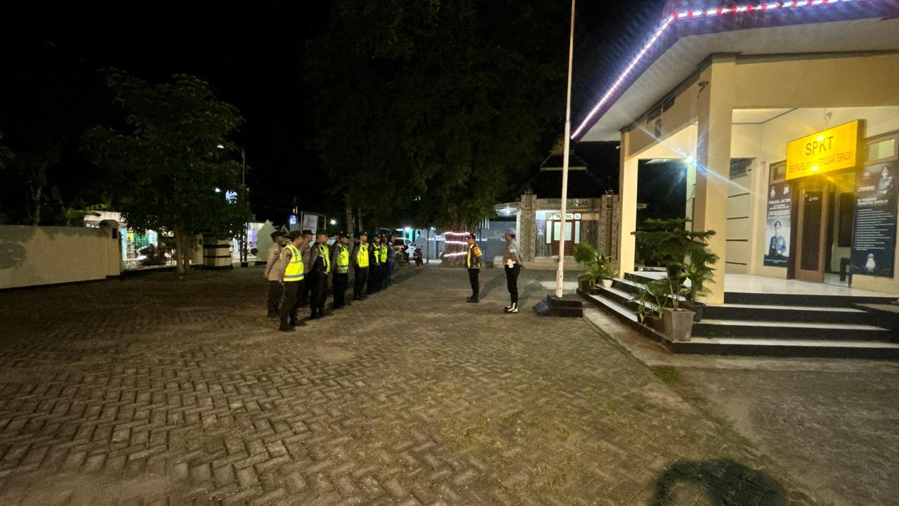 Polsek Malo Laksanakan Apel Antisipasi Malam Takbir Idul Adha 1447 H