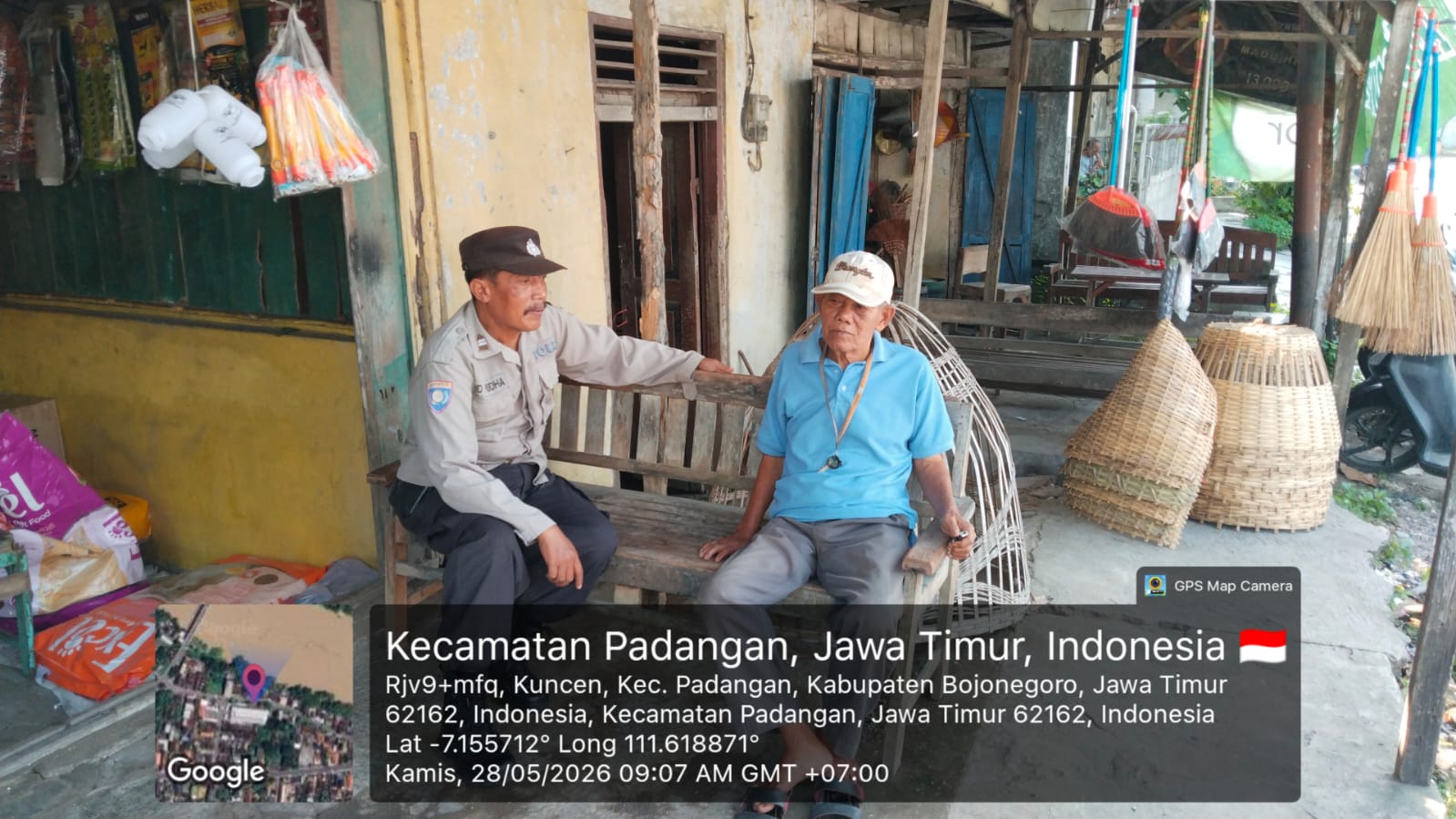 Polsek Padangan Patroli Dialogis, Wujudkan Situasi Kamtibmas Kondusif
