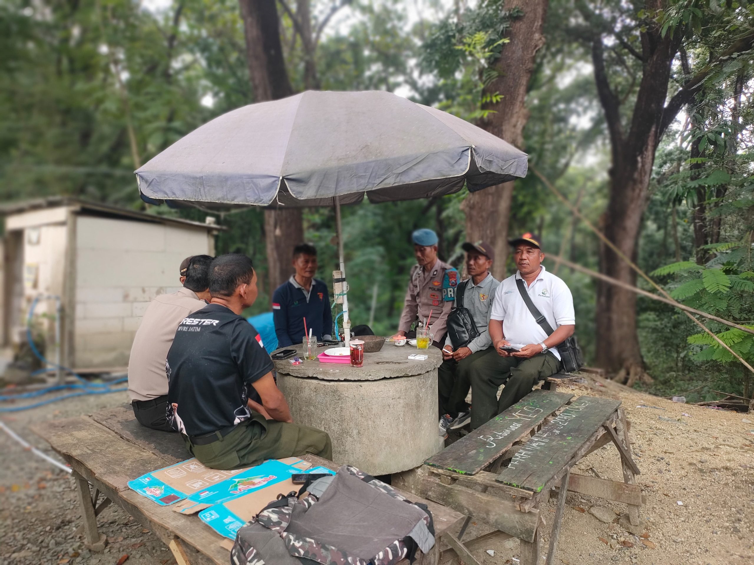Kanit Binmas Polsek Margomulyo Giat Patroli Dialogis dan Memberikan Himbauan Kamtibmas.