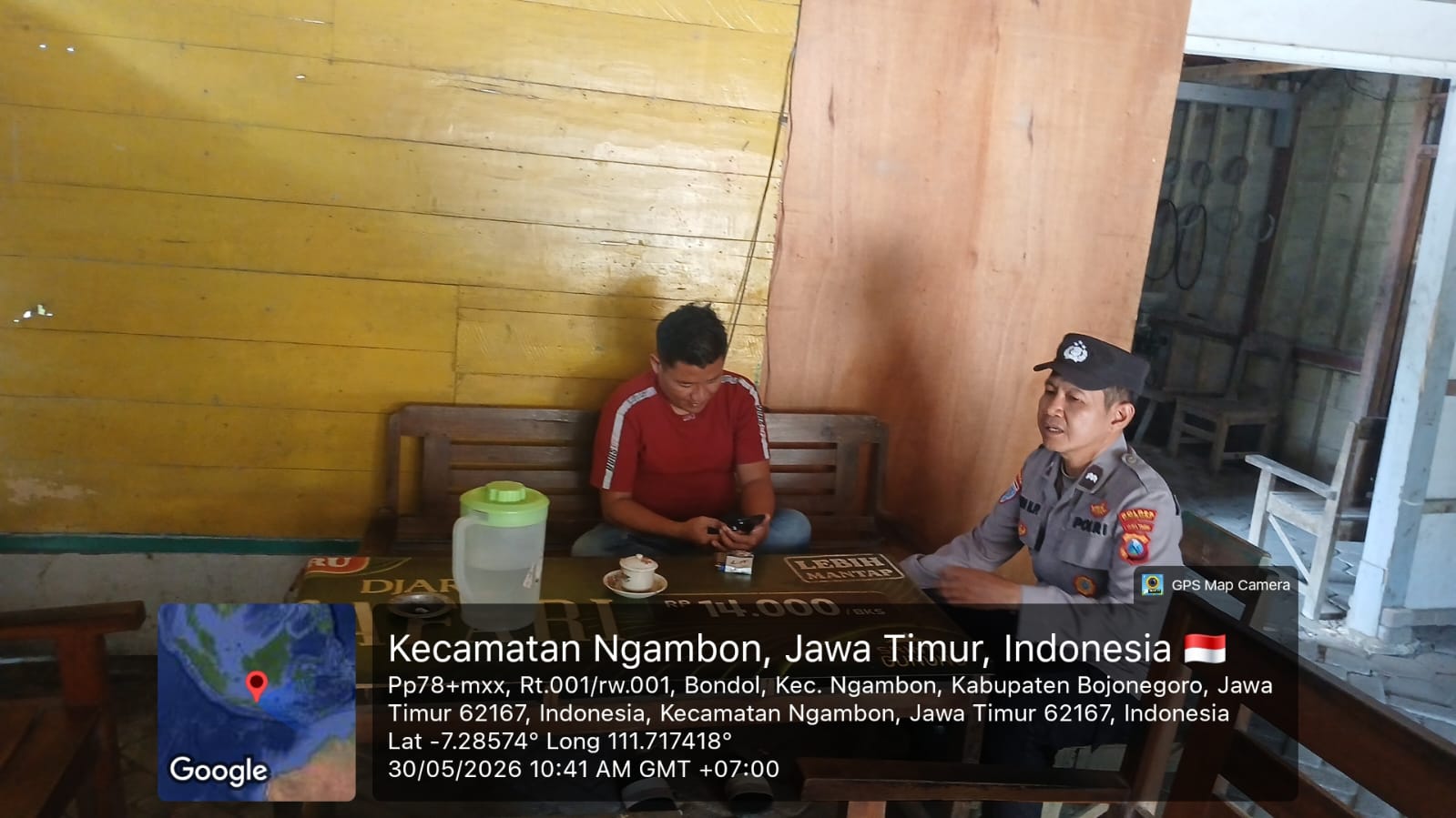 Polsek Ngambon Laksanakan Patroli Dialogis