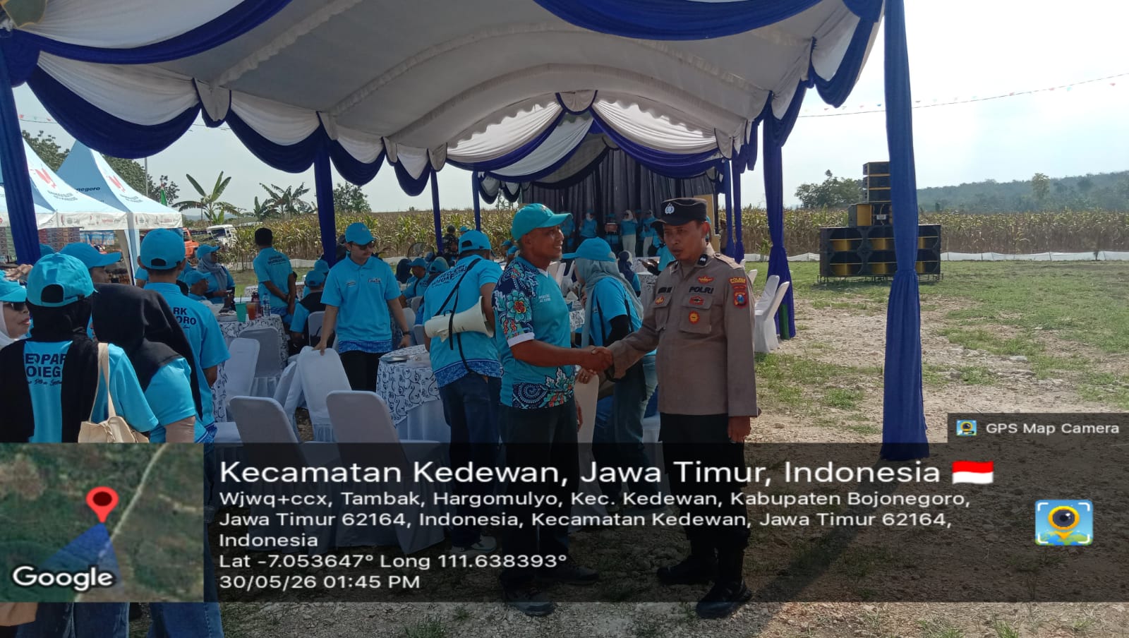 Kapolsek Kedewan Pimpin Pengamanan Launching Paket Wisata Geopark