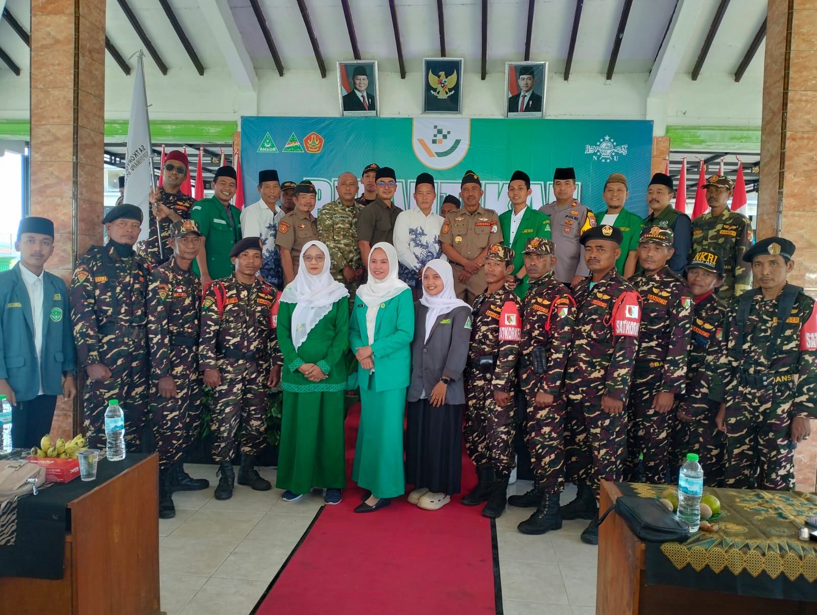 Polsek Kepohbaru Amankan Pelantikan Pengurus GP Ansor PAC Kepohbaru
