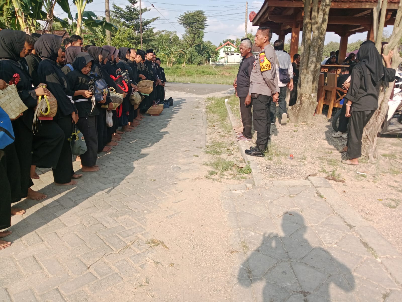 Kapolsek Ngasem Berikan pengarahan Kepada Anggota Perguruan