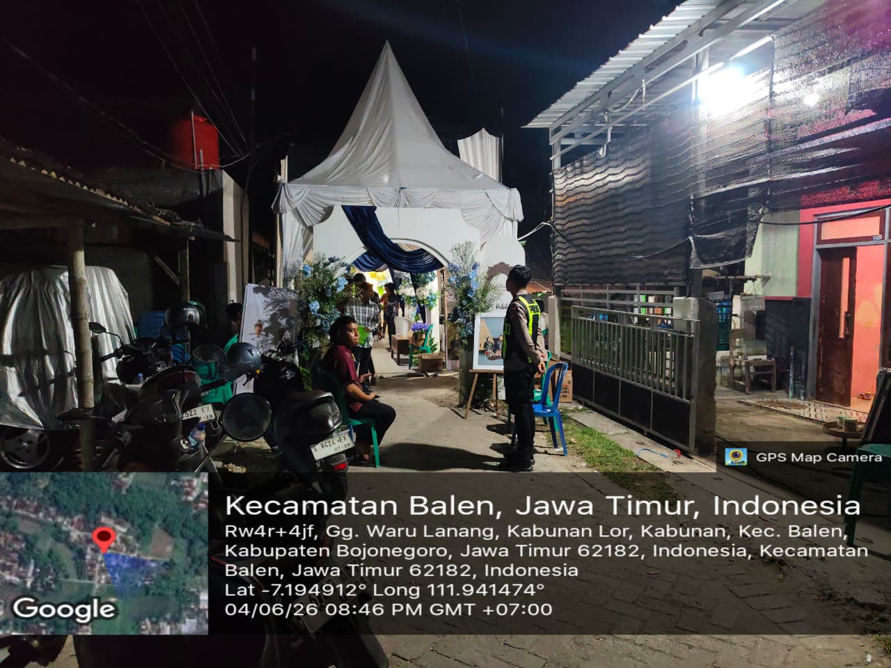 Kapolsek Balen perintahkan Bhabinkamtibms amankan giatmas pertunjukan elektun
