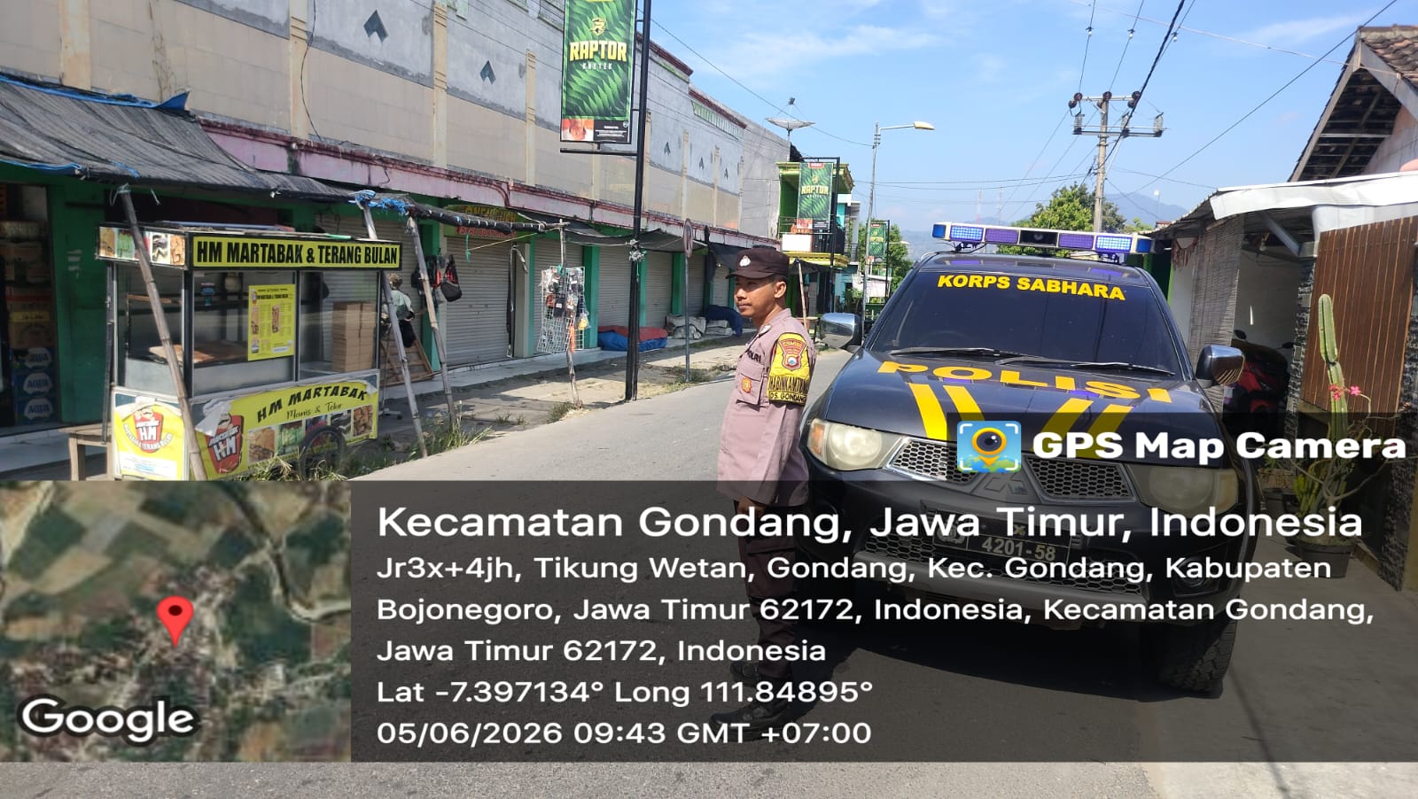 Antisipasi Gangguan Kamtibmas, Anggota Polsek Gondang Melaksanakan Patroli sapa siang Di Wilayah Kecamatan Gondang